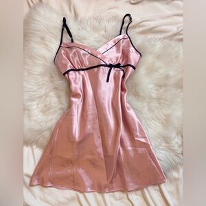 Morgan Taylor Pink Satin Chemise
